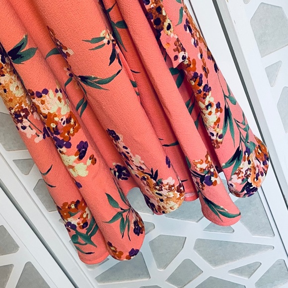 Eva Mendes NY&C Marina Floral Wrap Dress 2P (A15) - Picture 15 of 16